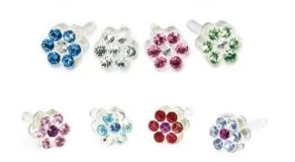 Special method for children: one piercing - two little holes