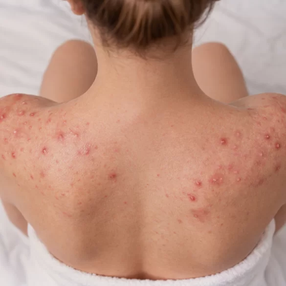 Acne on the shoulders