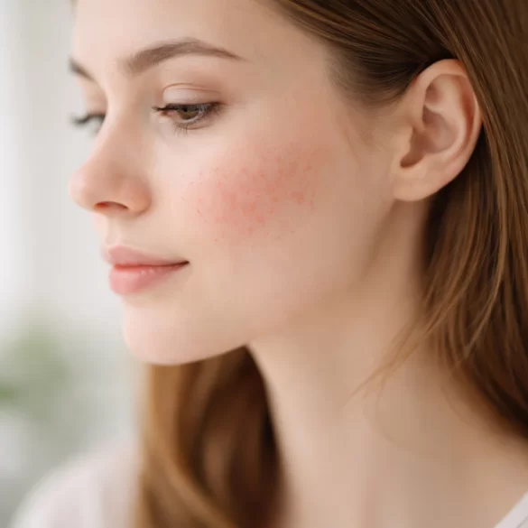 Pimples on the cheeks