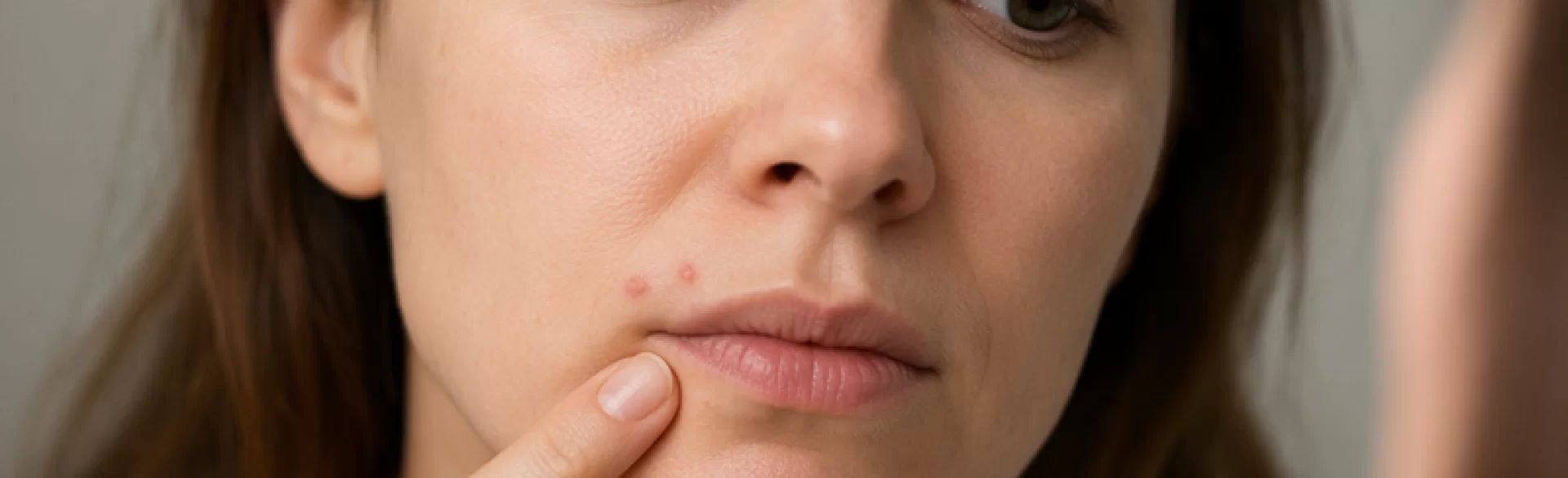 Pimples near the mouth
