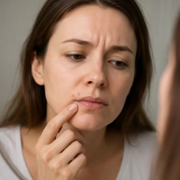 Pimples near the mouth