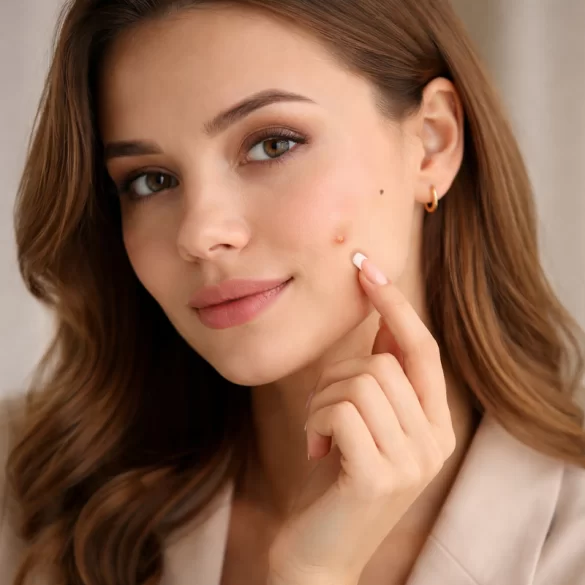 White-headed pimples