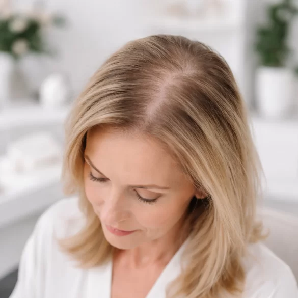 Baldness on the crown of the head