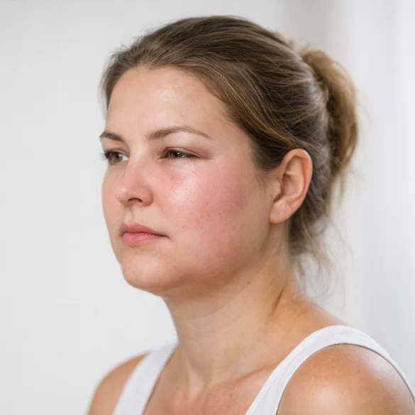 Sudden swelling of the face