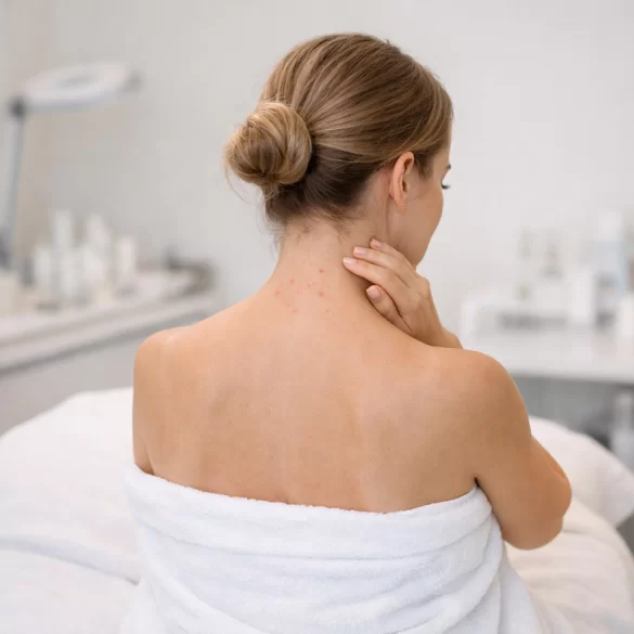 Acne on the back of the neck