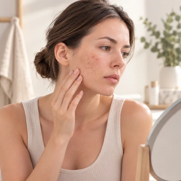 Post-acne discoloration