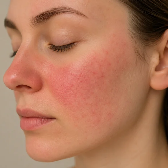 Facial redness