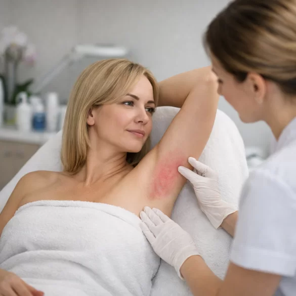 Rash under the armpit