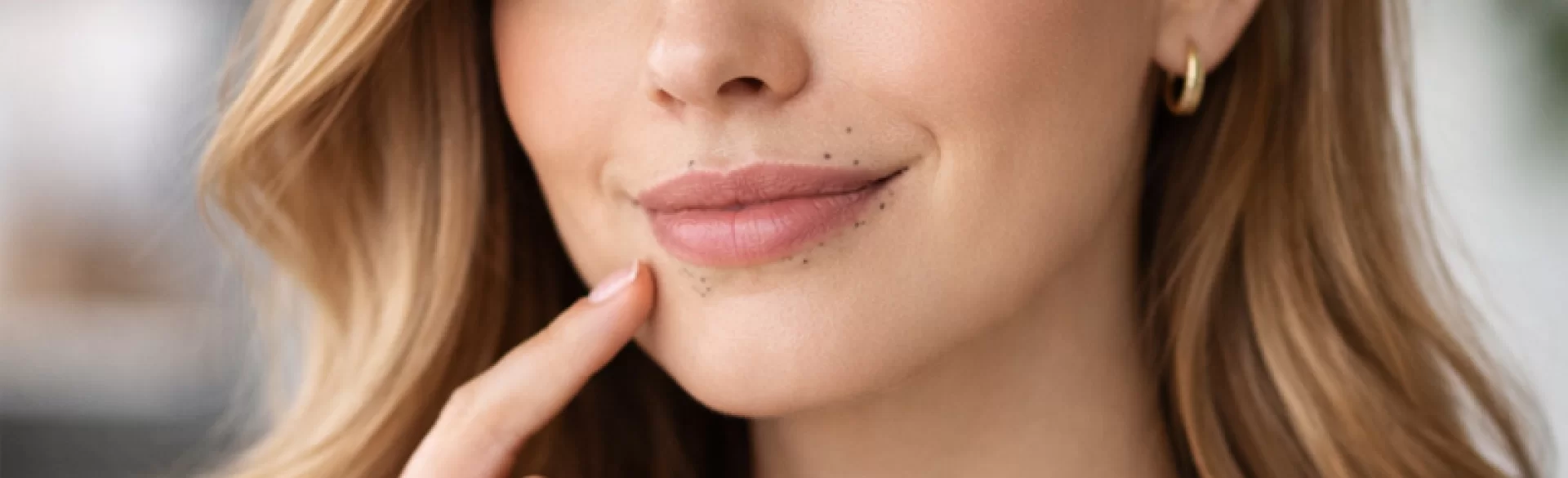 Blackheads on the lips