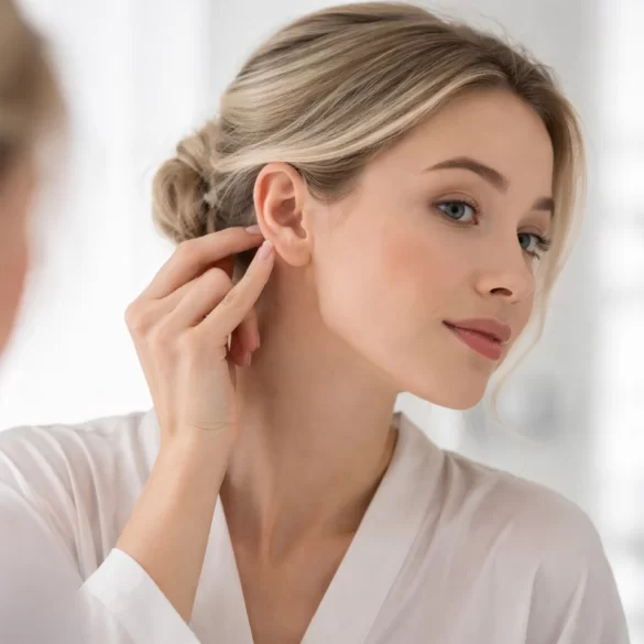 Blackheads in the ear