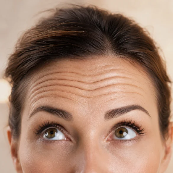 Forehead wrinkles