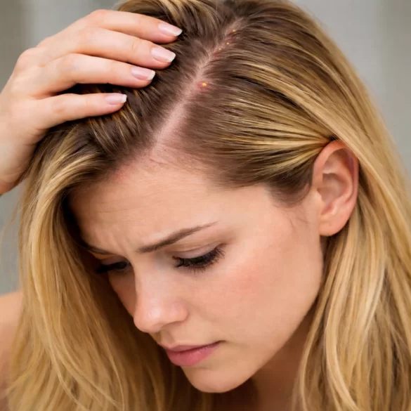 Yellow pimples on the head